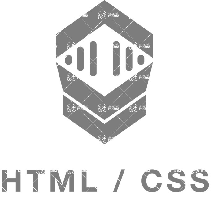 Business Logo Templates - vector graphics in a pack from GraphicMama - Vector HTML and CSS IT Company Logo Design